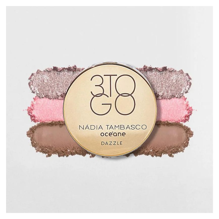 Océane Nádia Tambasco 3 To Go Dazzle - Paleta de Sombras 7,8g
