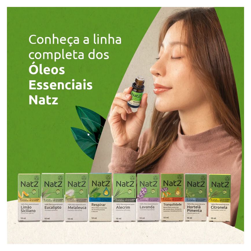 Óleo Essencial Natz Hortelã Pimenta 10ml