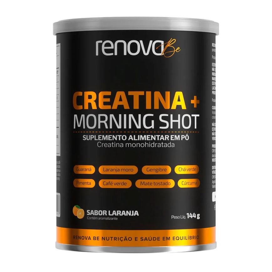 Creatina + Morning Shot Renova Be Laranja 144g