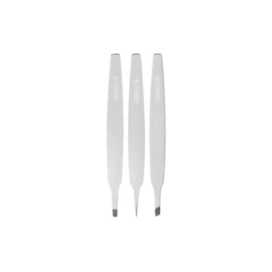 Kit 6 Pinças de Sobrancelha Bc-394 Profissional Aço Mundial