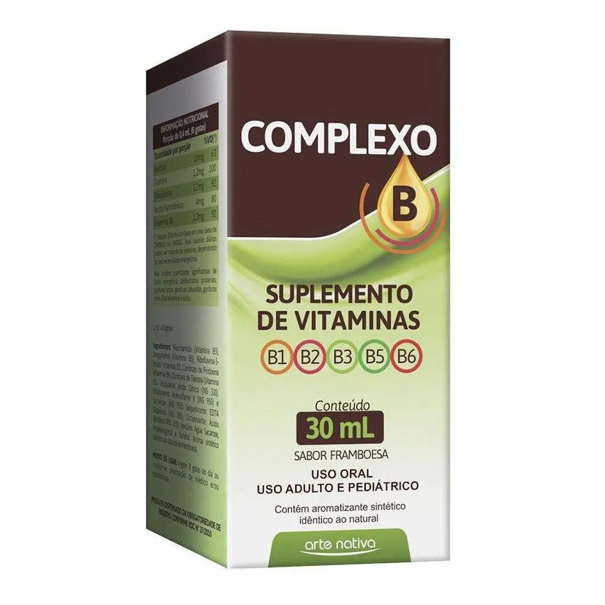 Complexo B Gotas 30ml Arte Nativa