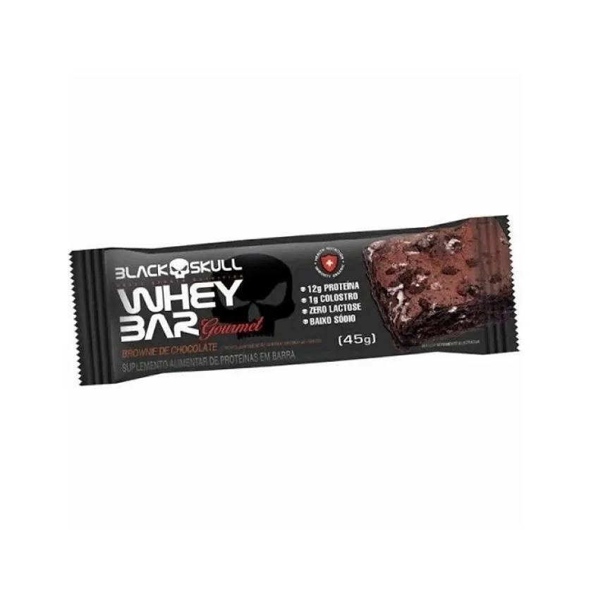 Whey Bar Gourmet (45g) - Sabor: Brownie de Chocolate