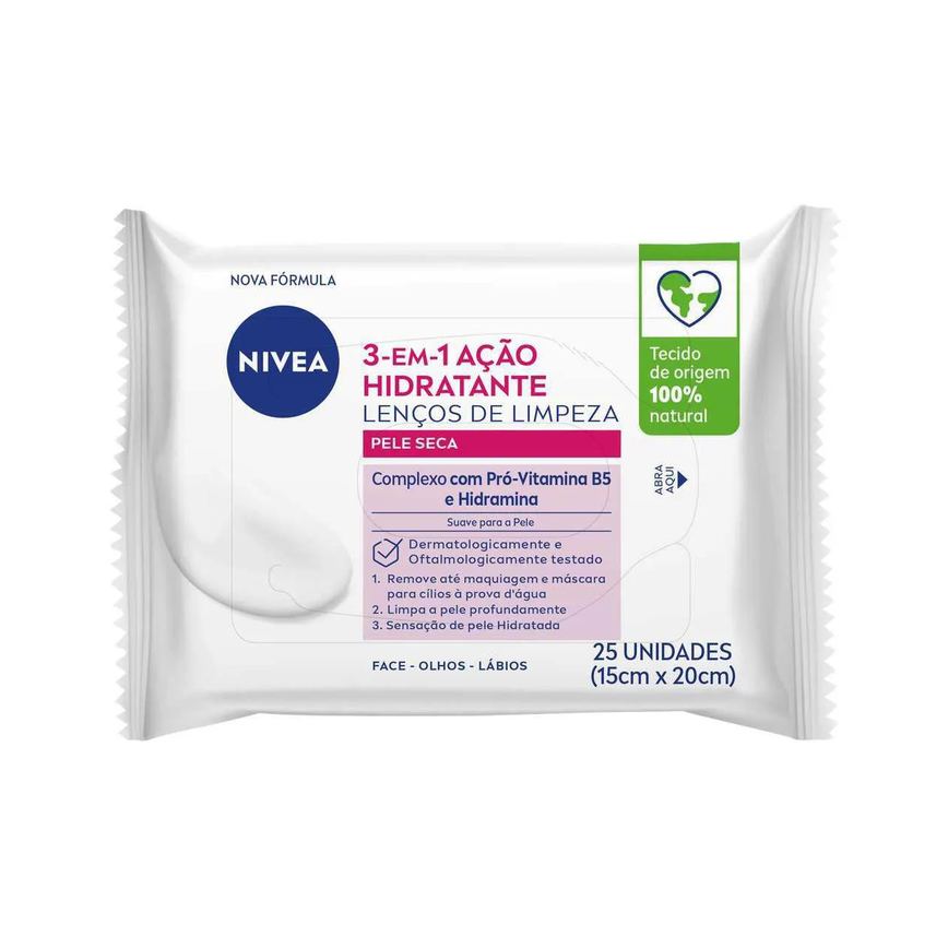 Lenço Demaquilante Neutrogena Deep Clean C/25un