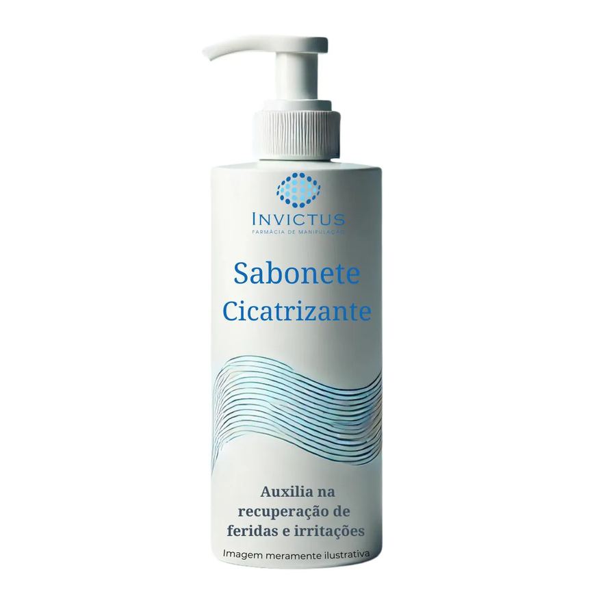 Sabonete para Cicatrizacao com Prata, Pantenol e Melaleuca 200ml