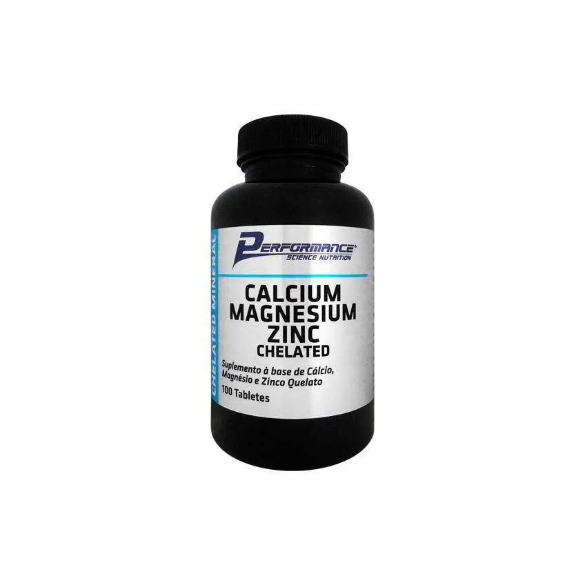 Calcium Magnezium Zinc Chelated (100 Tabs) - Padrão: Único