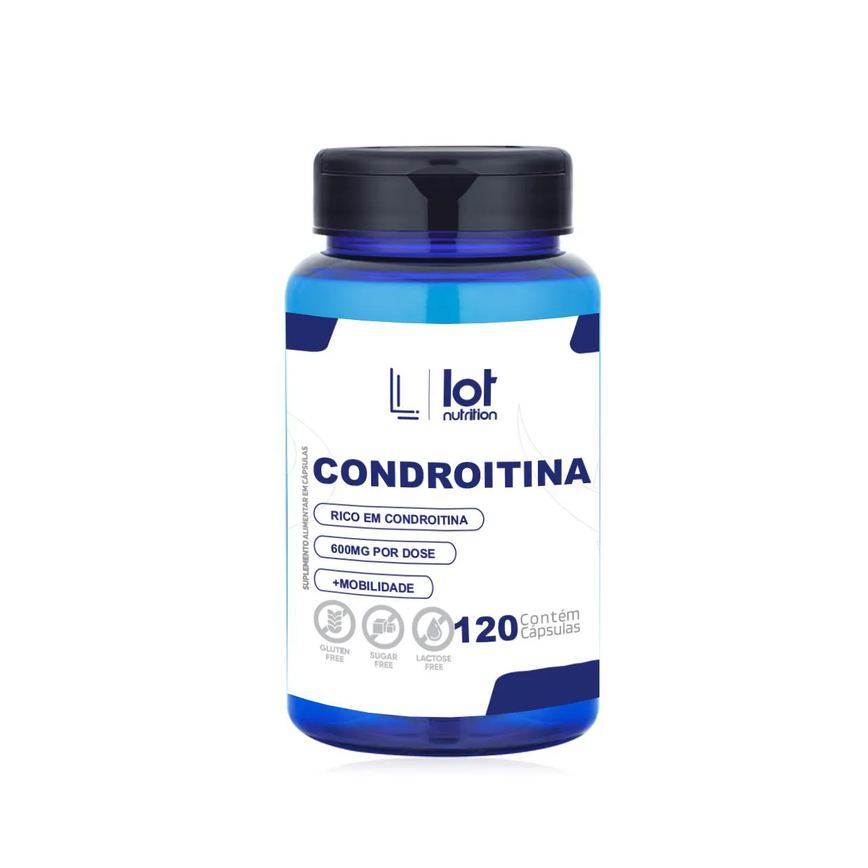 Condroitina 600mg 120 cápsulas Cartilagem Articulação Mobilidade