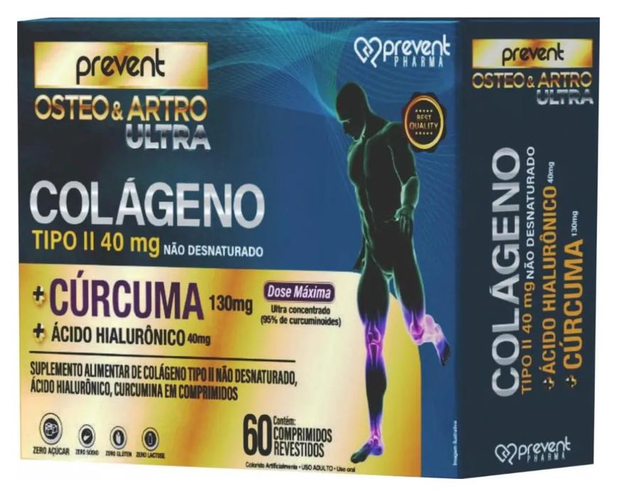 Kit 2x Osteo Artro Move Condro Gluco 60 sachês Laranja Prevent