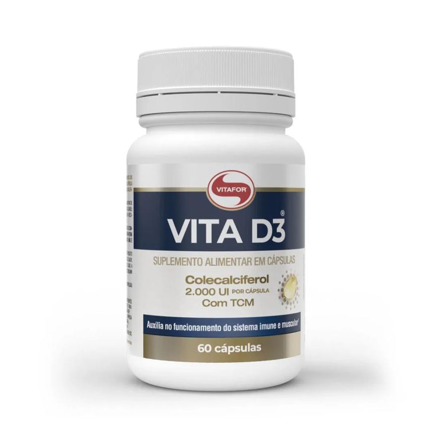 Vita D3 Colecalciferol 2000ui 60cap Vitafor