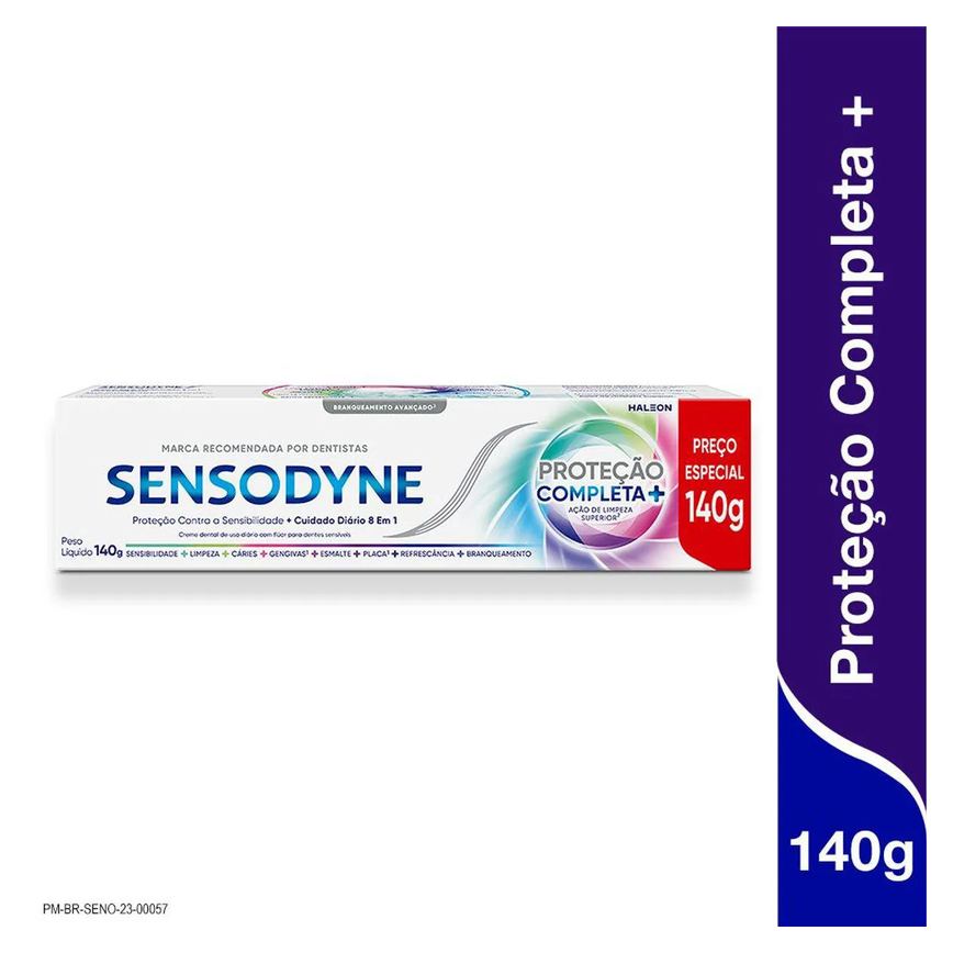 Creme Dental Sensodyne Proteção Completa + Ação de Limpeza 140g