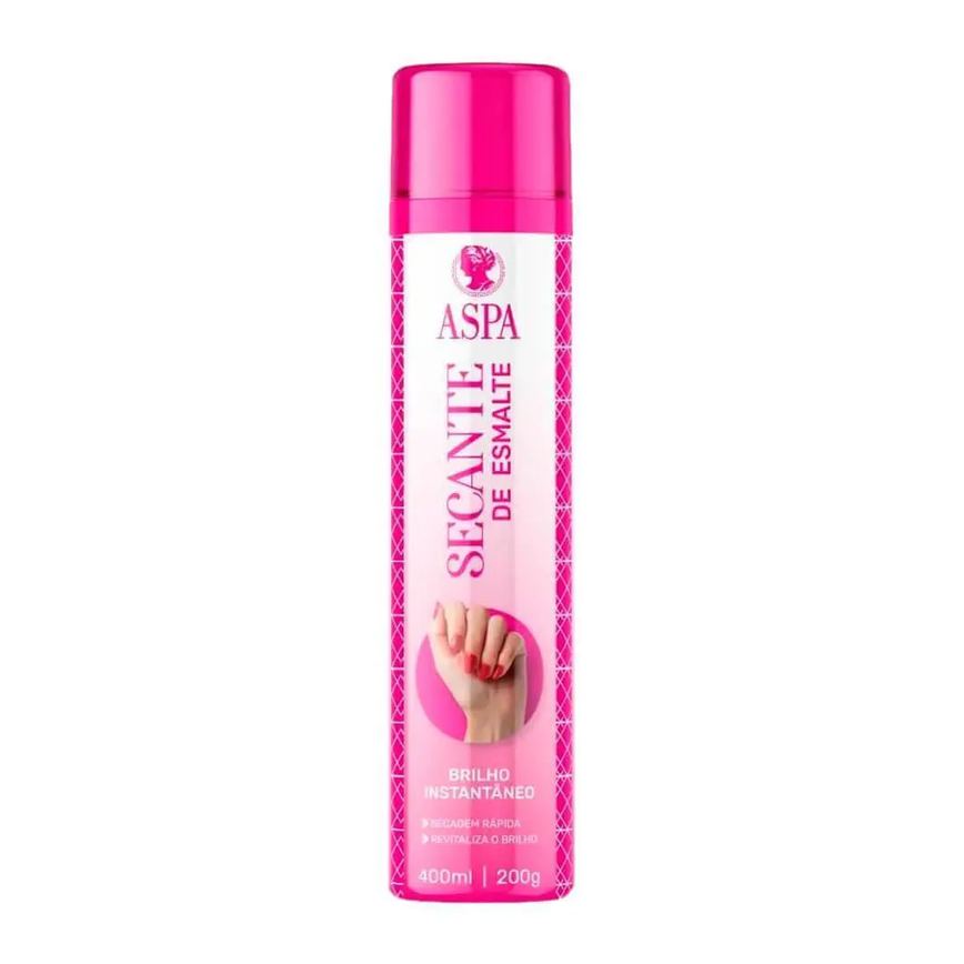 Kit 6Un Spray Secante de Esmalte Aspa - 400ml - Seca Instantaneo