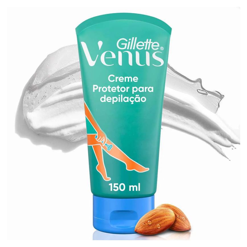 Creme Protetor para Depilação Gillette Venus Suavidade e Maciez 150ml
