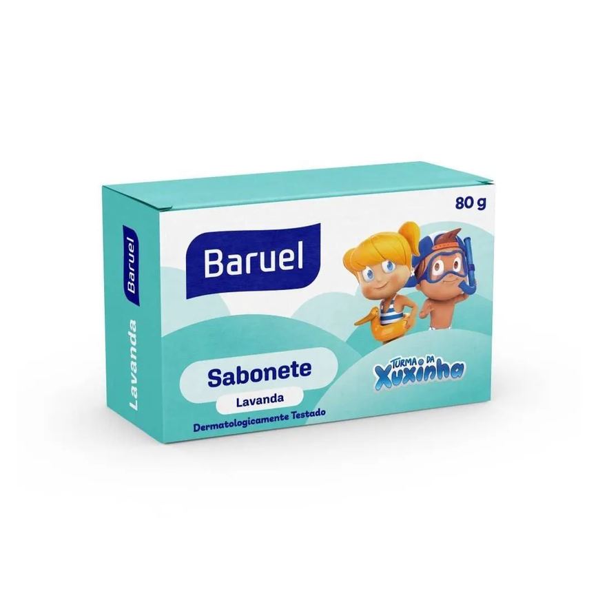 Sabonete Turma Xuxinha Lavanda 80g Embalagem com 12 unidades