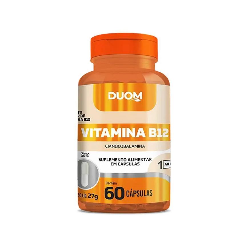Suplemento Alimentar Cianocobalamina B12 60 Cps Duom