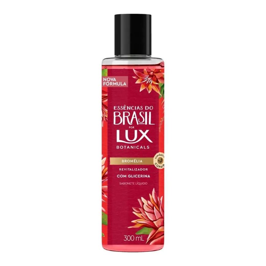 Sabonete Líquido Lux Botanicals 300 Ml Essências do Brasil Bromélia