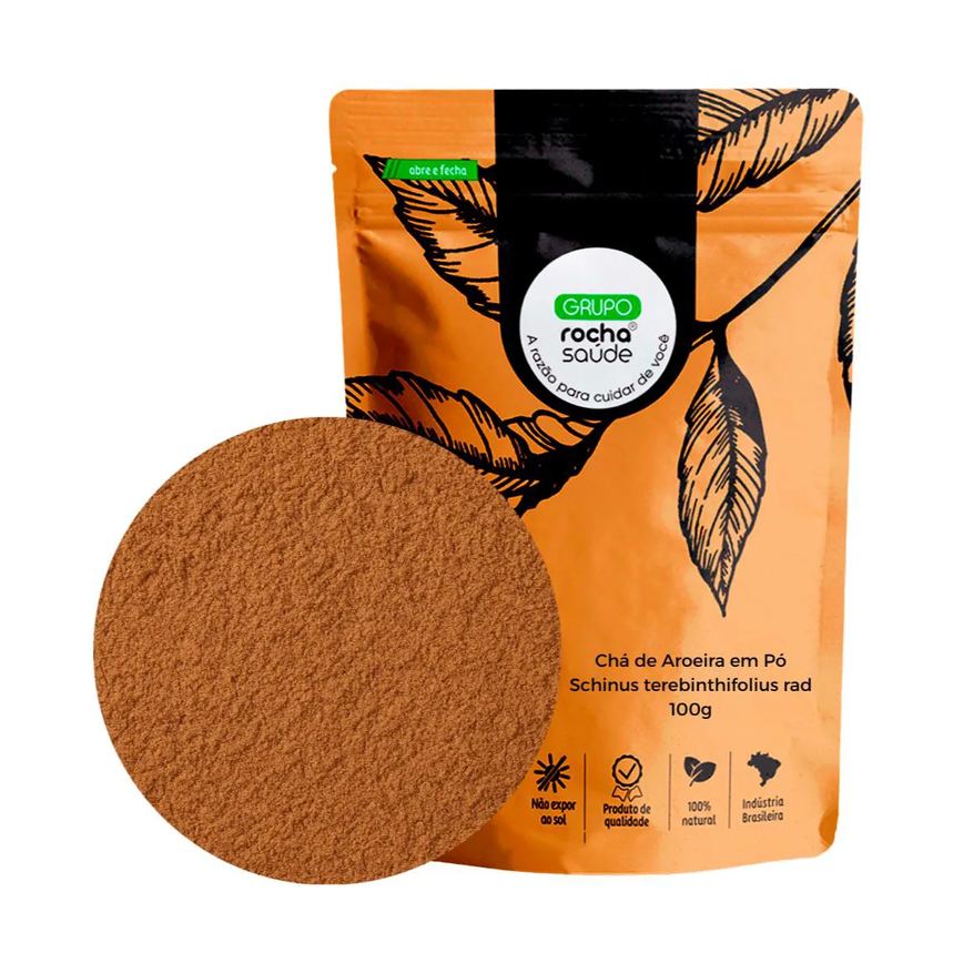 Chá de Aroeira em Pó Schinus Terebinthifolius Rad 100G