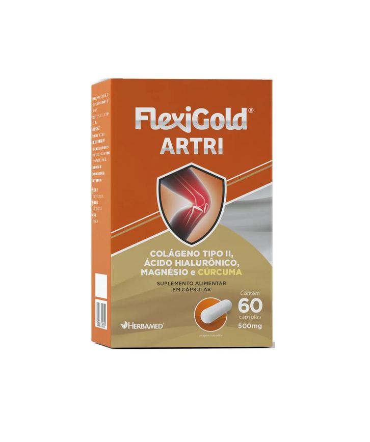 Flexigold Artri Colágeno Tipo 2 60 cápsula 40mg - Herbamed