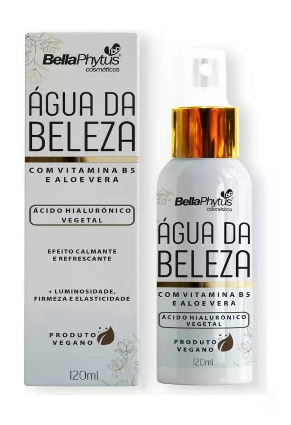 Água da Beleza Bruma Spray Facial 120ml Bellaphytus