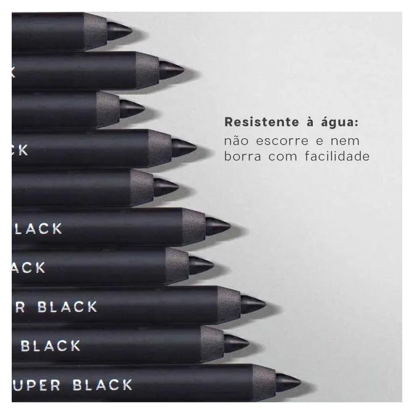 Lápis De Olho Océane Eyeliner Super Black