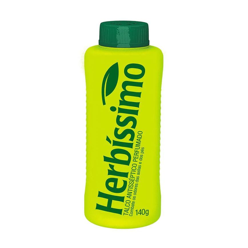 Talco Antisséptico Herbíssimo Perfumado 140g