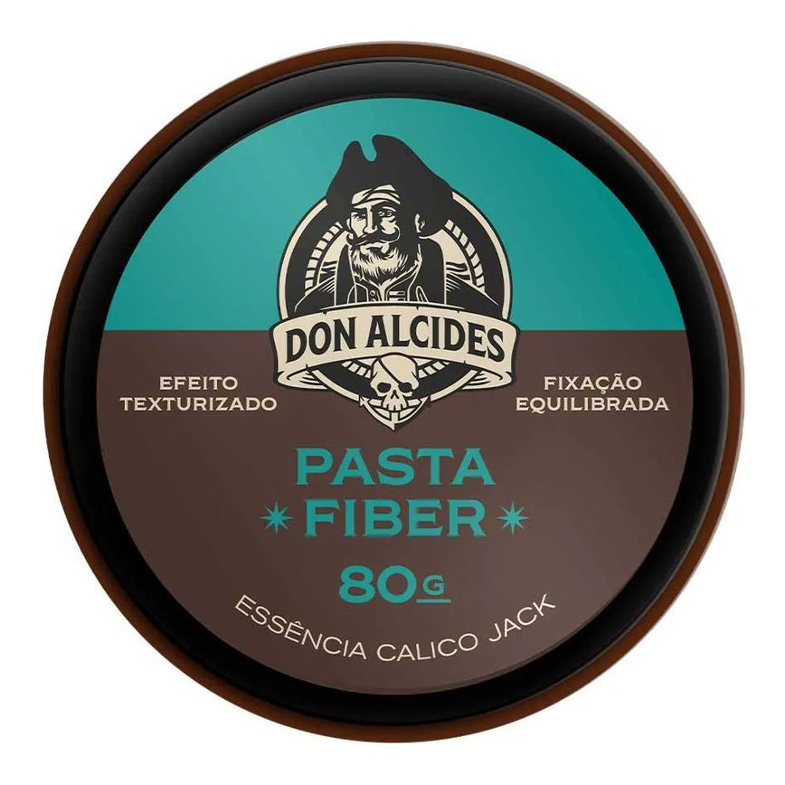 Pasta Fiber Calico Jack Pomada para Cabelo Média Fixação 80G Don Alcides