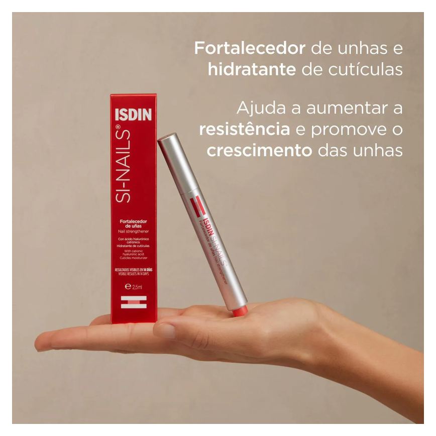 Fortalecedor de Unhas Isdin Si-Nails com 2,5ml