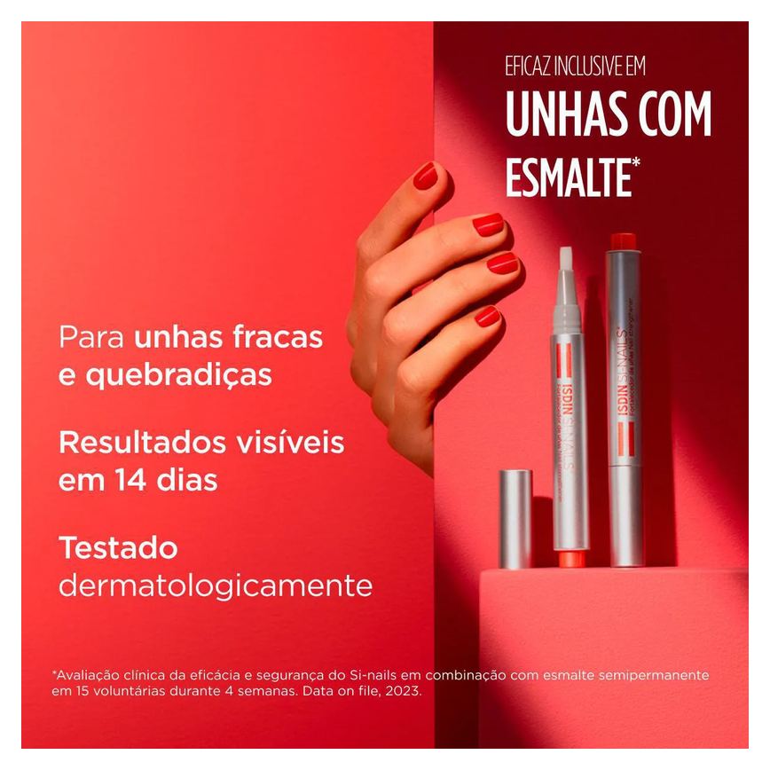 Fortalecedor de Unhas Isdin Si-Nails com 2,5ml