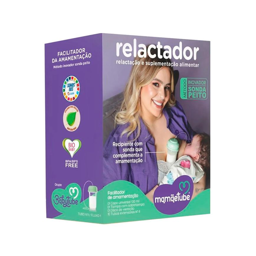 Relactador Mamãetube +10 Tubos Tamanho 4 1 Unidade