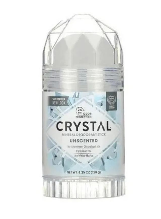 Crystal, Desodorante Mineral Em Bastão, Sem Perfume, 120 G