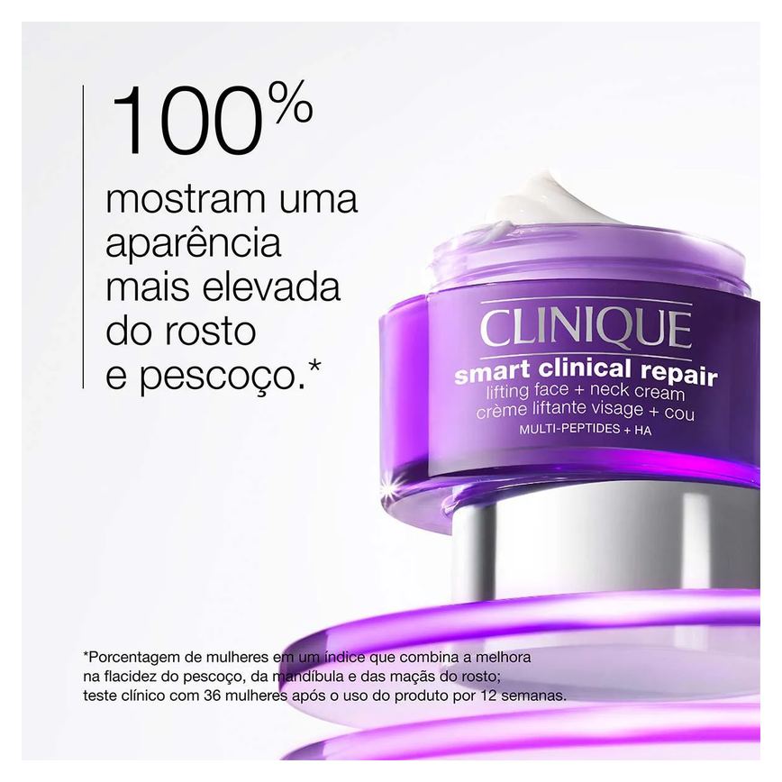 Creme Lifting Antirrugas Clinique Smart Clinical Repair Rosto e Pescoço 50ml