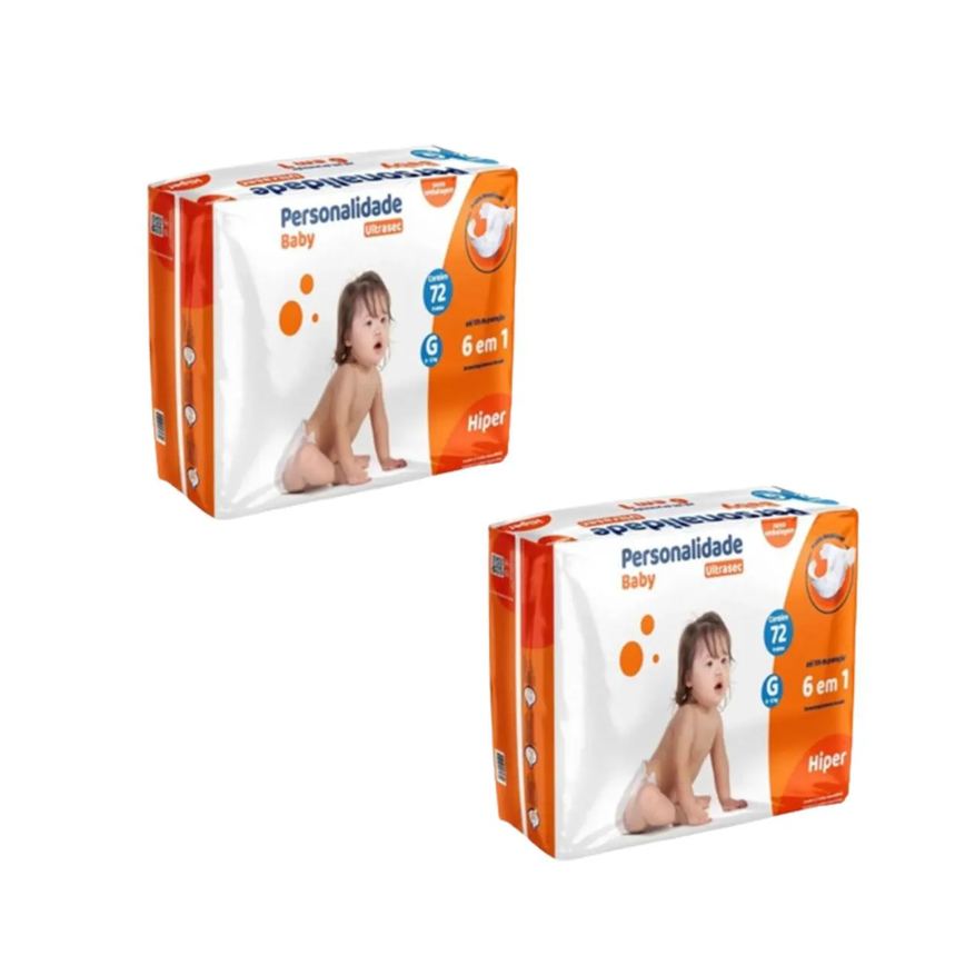 Kit C2 Fralda Hiper G C72 Ultrasec – Personalidade
