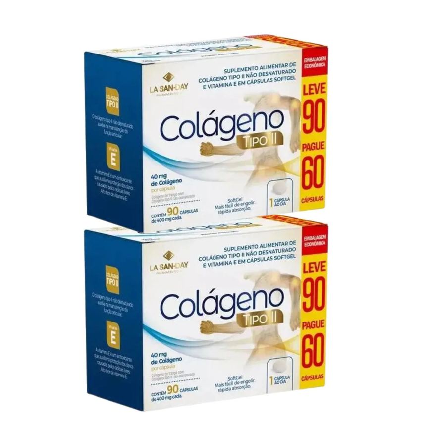 Kit C2 Suplemento Colágeno Tipo Ii – La San Day