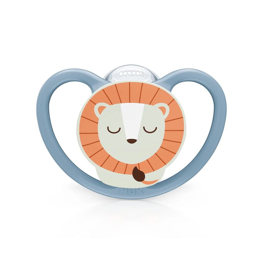 Kit 2 Chupetas Space Boy Ursinho Azul 6+ Meses - Nuk