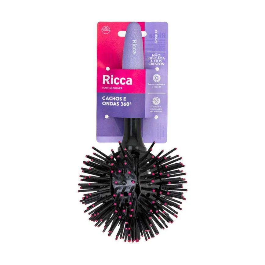 Ricca Escova Cachos e Ondas 360