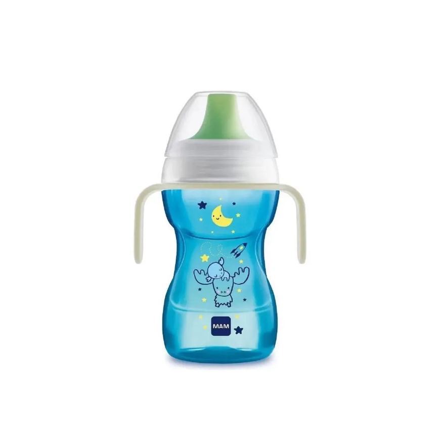 Copo Mam Fun To Drink Night 270ml - Azul