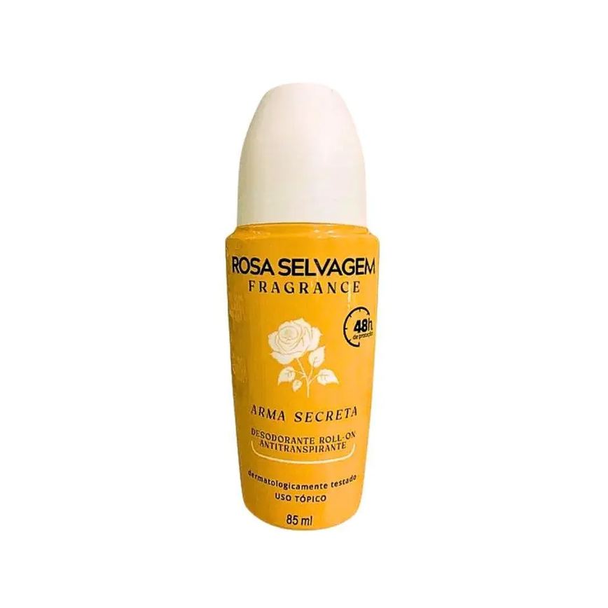 Desodorante Roll On Arma Secreta 85ml Rosa Selvagem