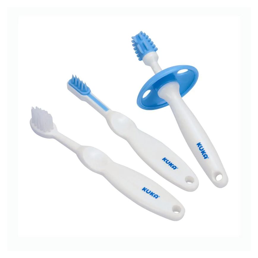 Kit Higiene Dental Azul Kuka