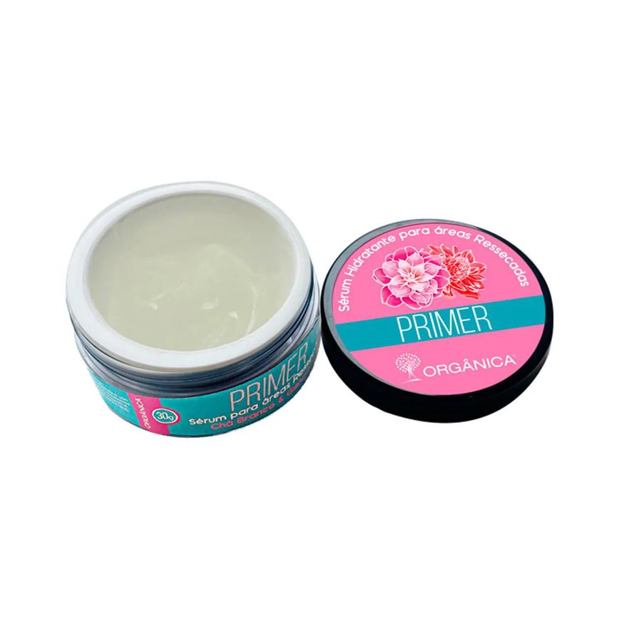 Sérum Hidratante para Áreas Ressecadas Orgânica Primer Chá Branco e Gengibre 33g