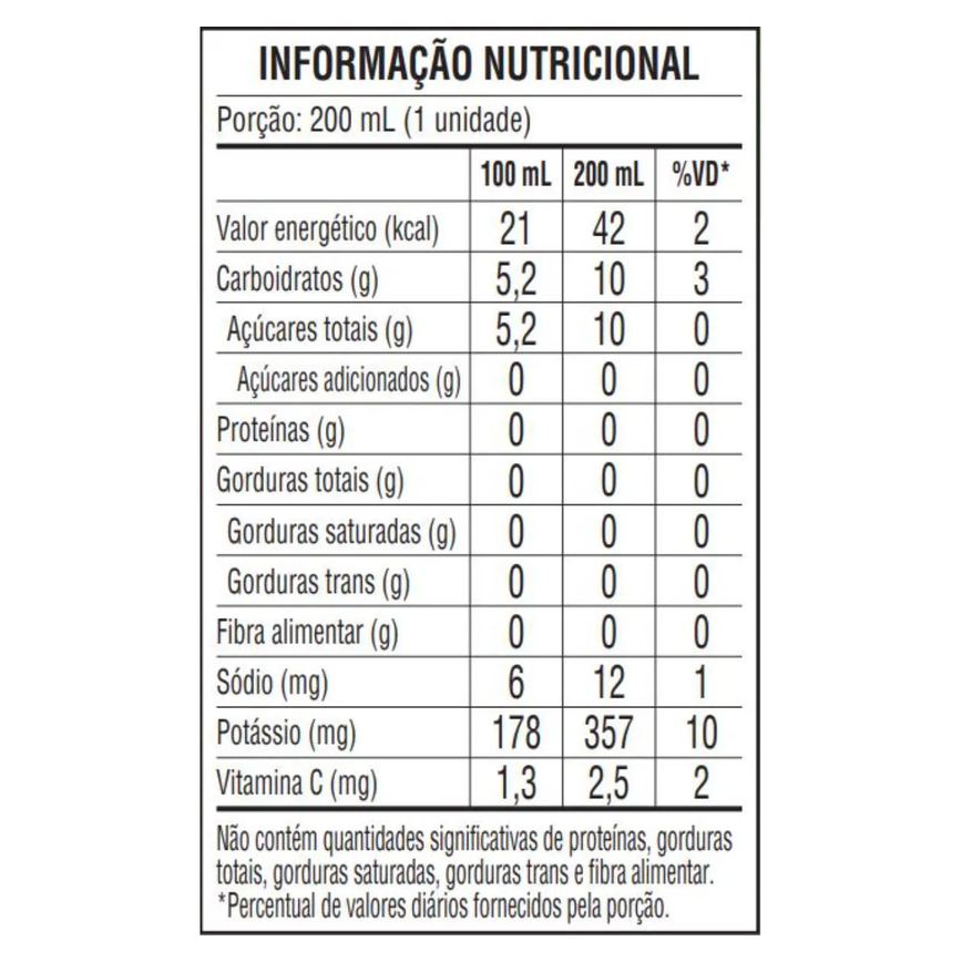 Água de Coco Integral Orgânica Nutrigood 200ml