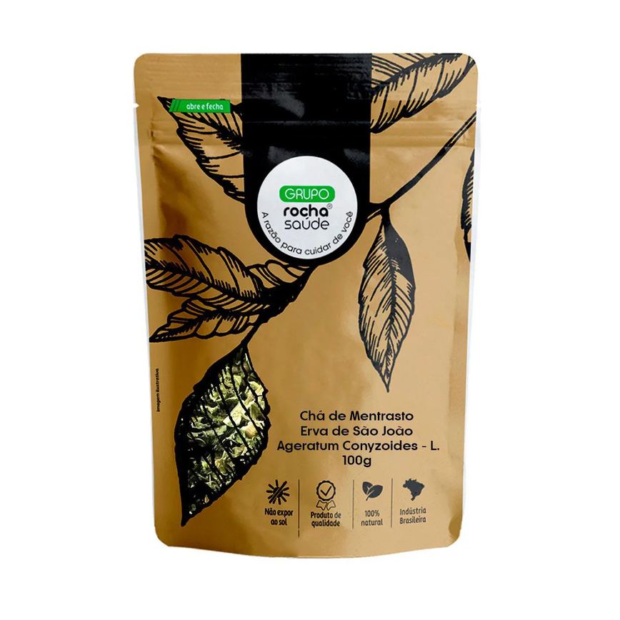 Chá de Mentrasto - Erva de São João - Ageratum Conyzoides - L. - 100G