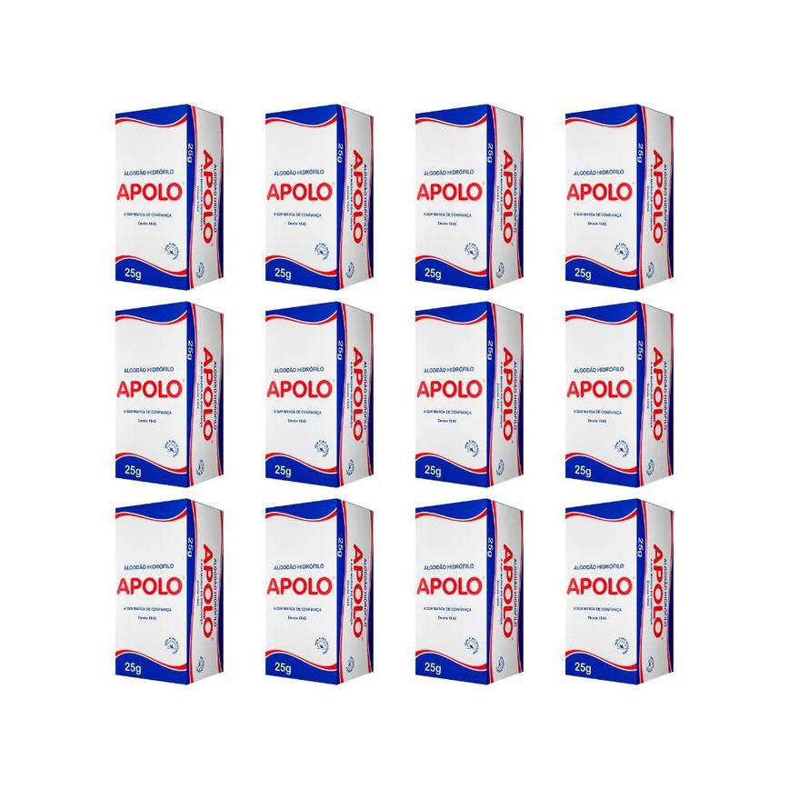 Algodão Apolo 25g - Kit C / 12un