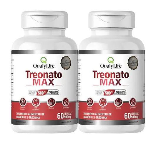 Magnésio Treonato 2 X 60 cápsulas Qualylife