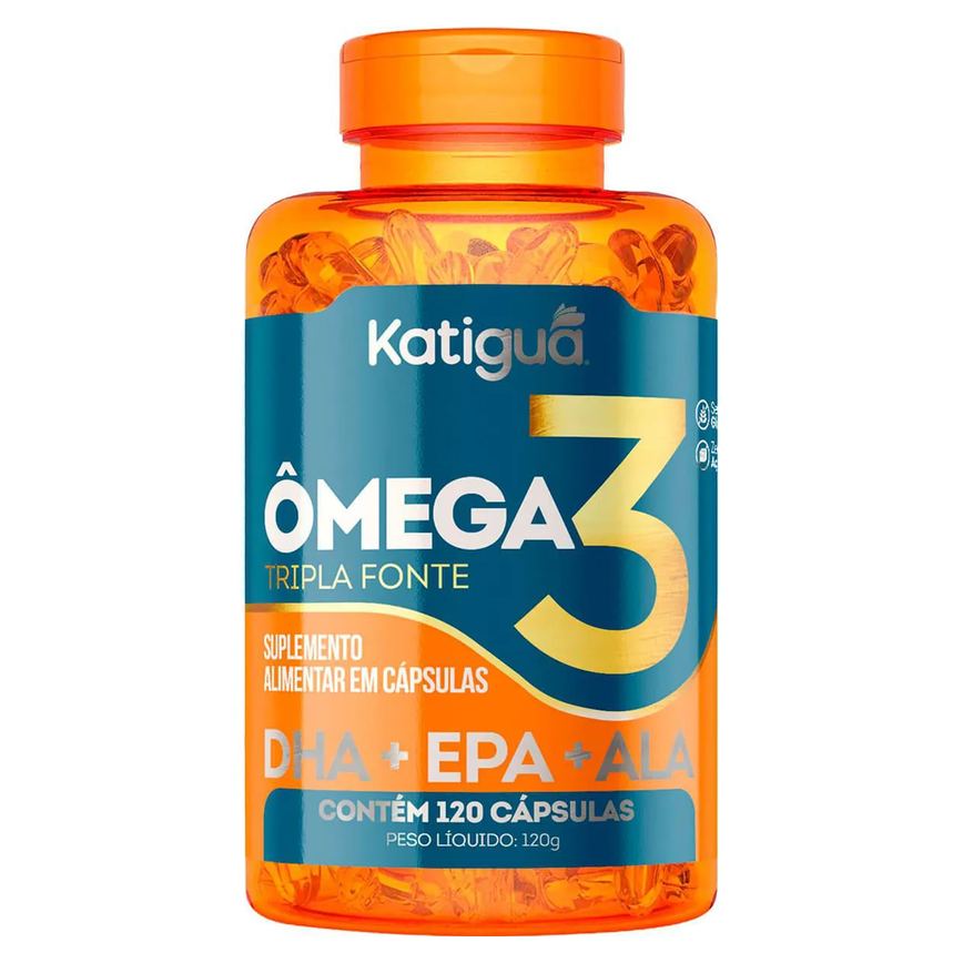 Ômega 3 Tripla Fonte 120 cápsulas Katiguá