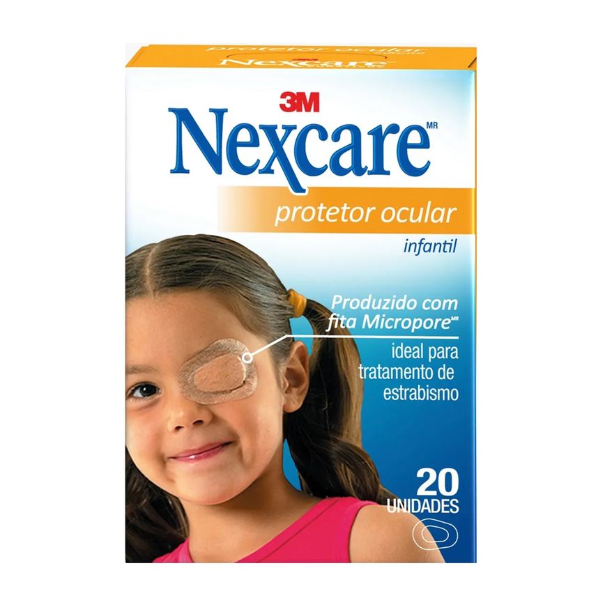 Protetor Ocular Infantil 3M Nexcare 20 Unidades