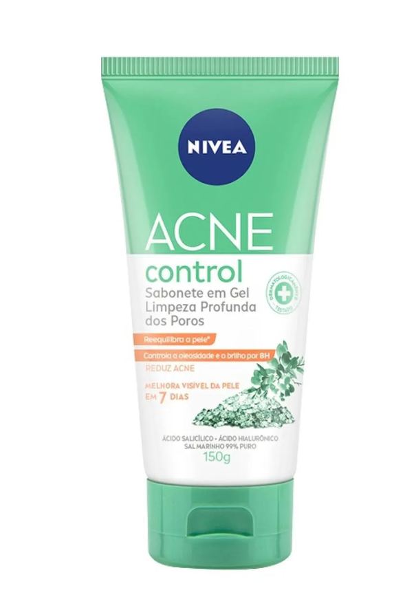 Nivea Acne Control Sabonete em Gel Limpeza Profunda 150g