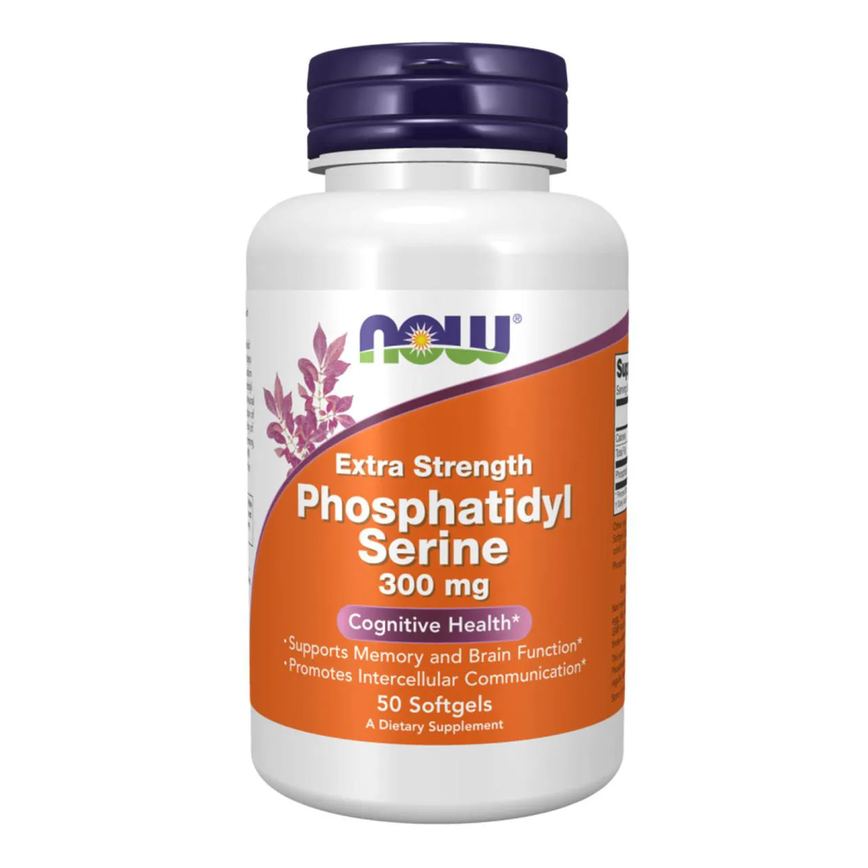 Fosfatidilserina 300mg 50 Softgels - Now Foods