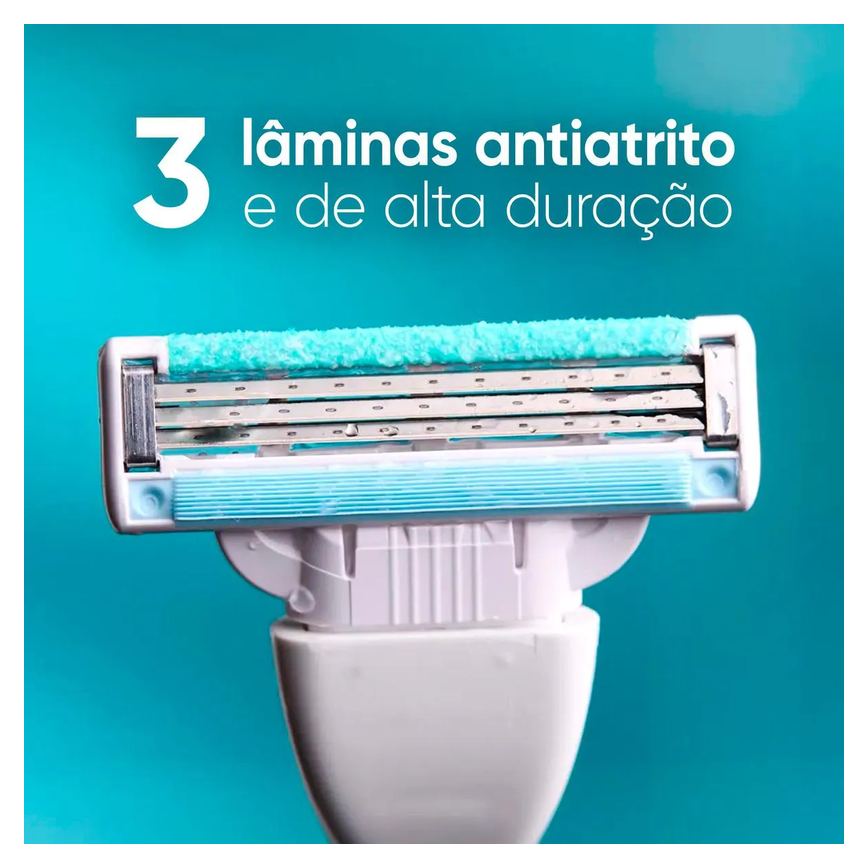 Carga para Aparelho de Depilar Gillette Venus Pele Sensível 4 unidades