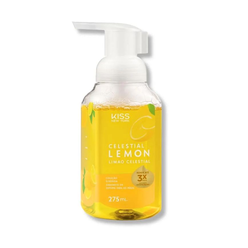 Sabonete em Espuma para Mãos Kiss New York Celestial Lemon 275ml