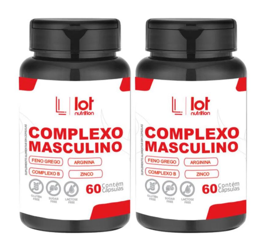Kit 2un Complexo Man 60 cápsulas sem Sabor