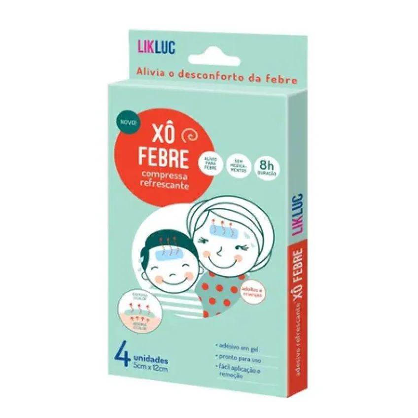 Adesivo Refresca Xo Febre 4un
