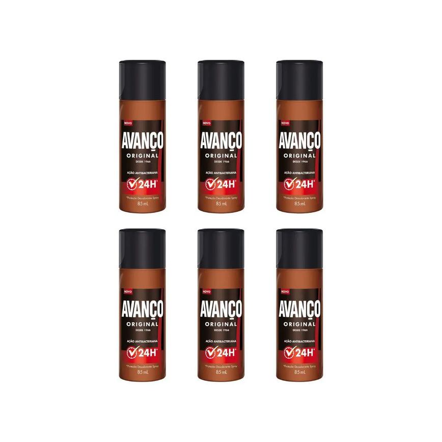 Desodorante Spray Avanço 85ml Original - Kit C / 6un